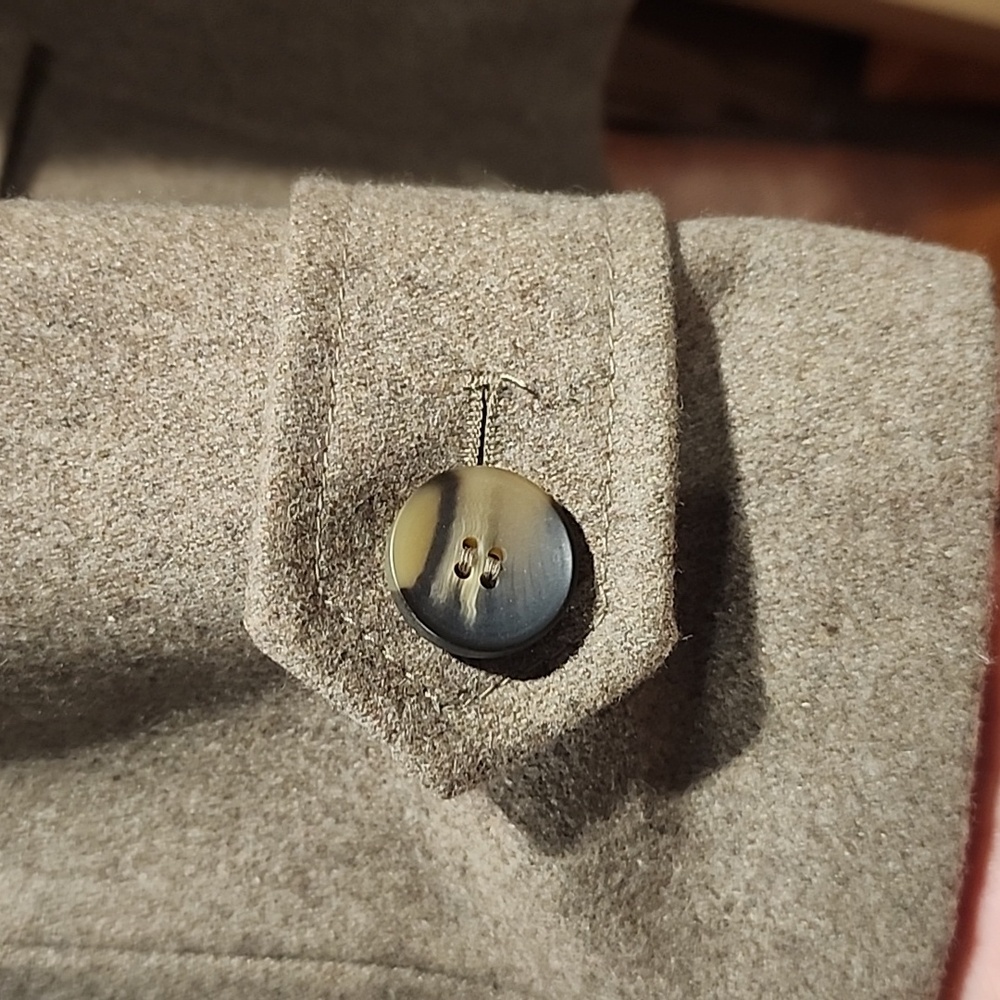 NWOT Wool Blend Peacoat - Picture 6 of 12